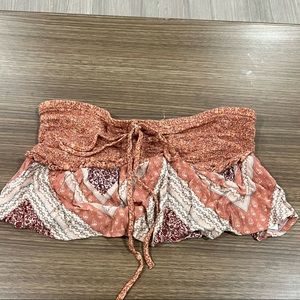 American Eagle cropped bandeau top